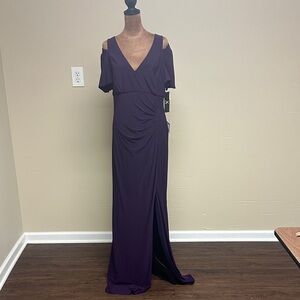 Xscape Deep Purple Maxi Dress